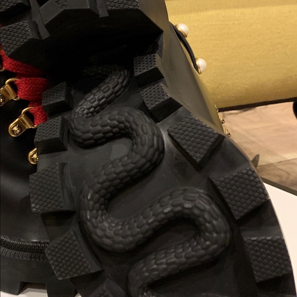 gucci boots with the snake